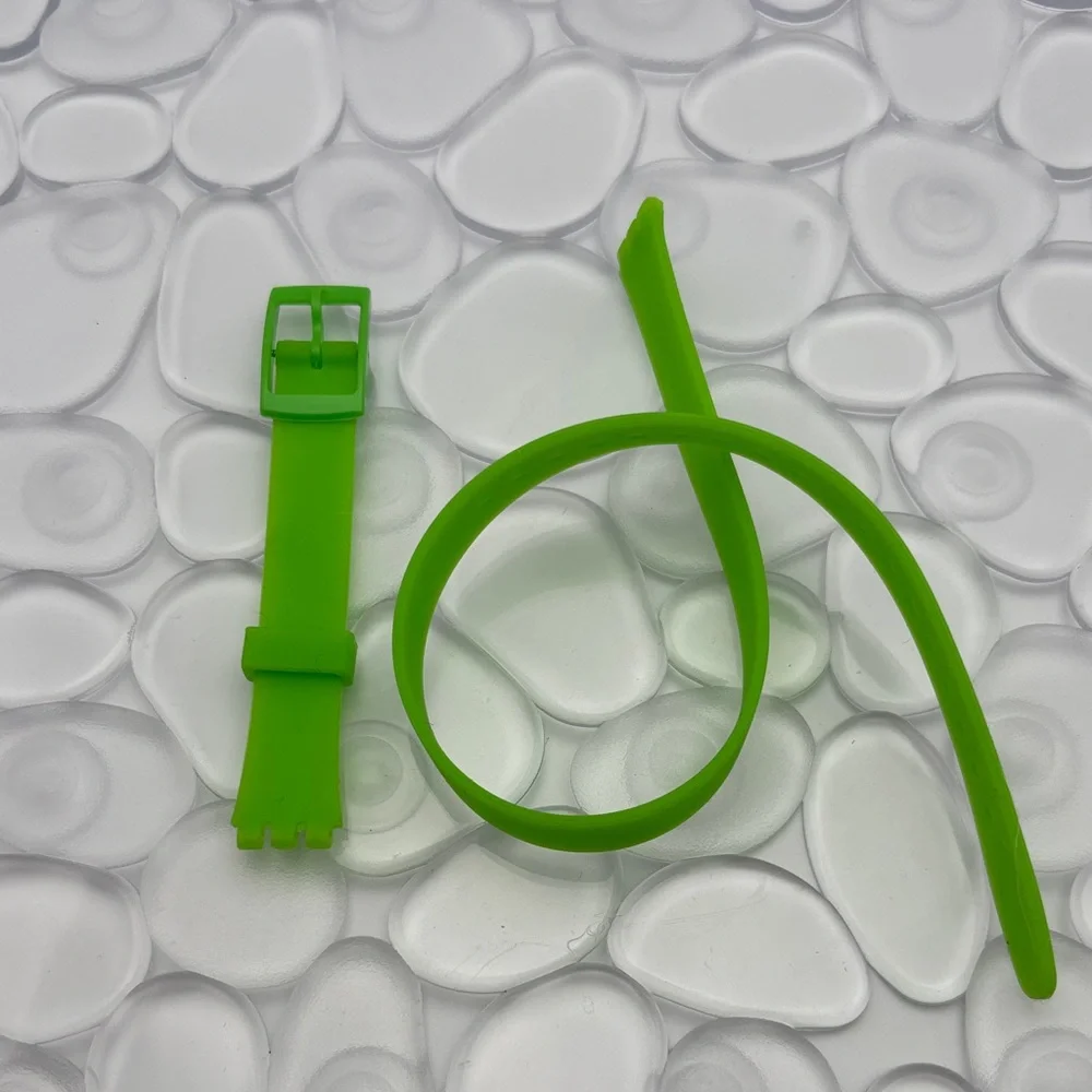 Lime Green Watch Strap - Lady wrap model size - 12mm (Strap only)
